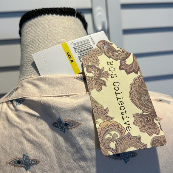 B.O.G Collective NWT Boho Dress with long sleeves in 100% Viscose. - Picture 7 of 10